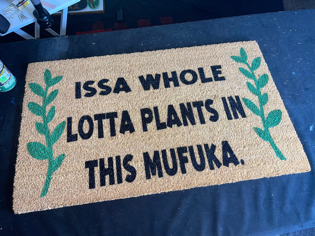 Issa Whole Lotta Plants Doormat