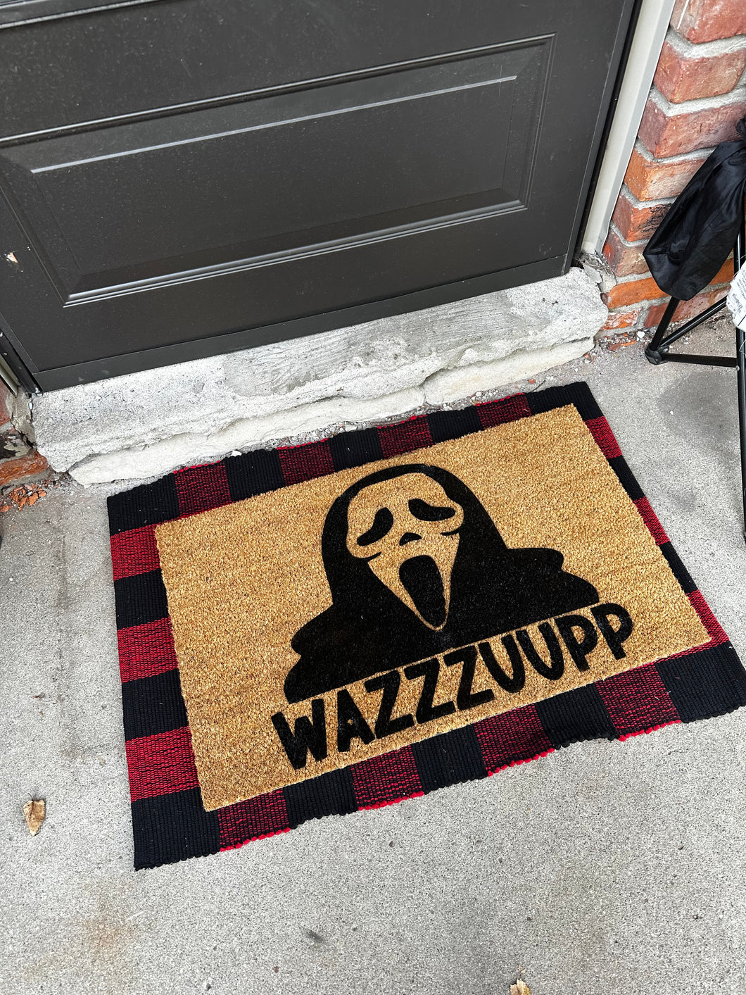 Wazzup Doormat Halloween